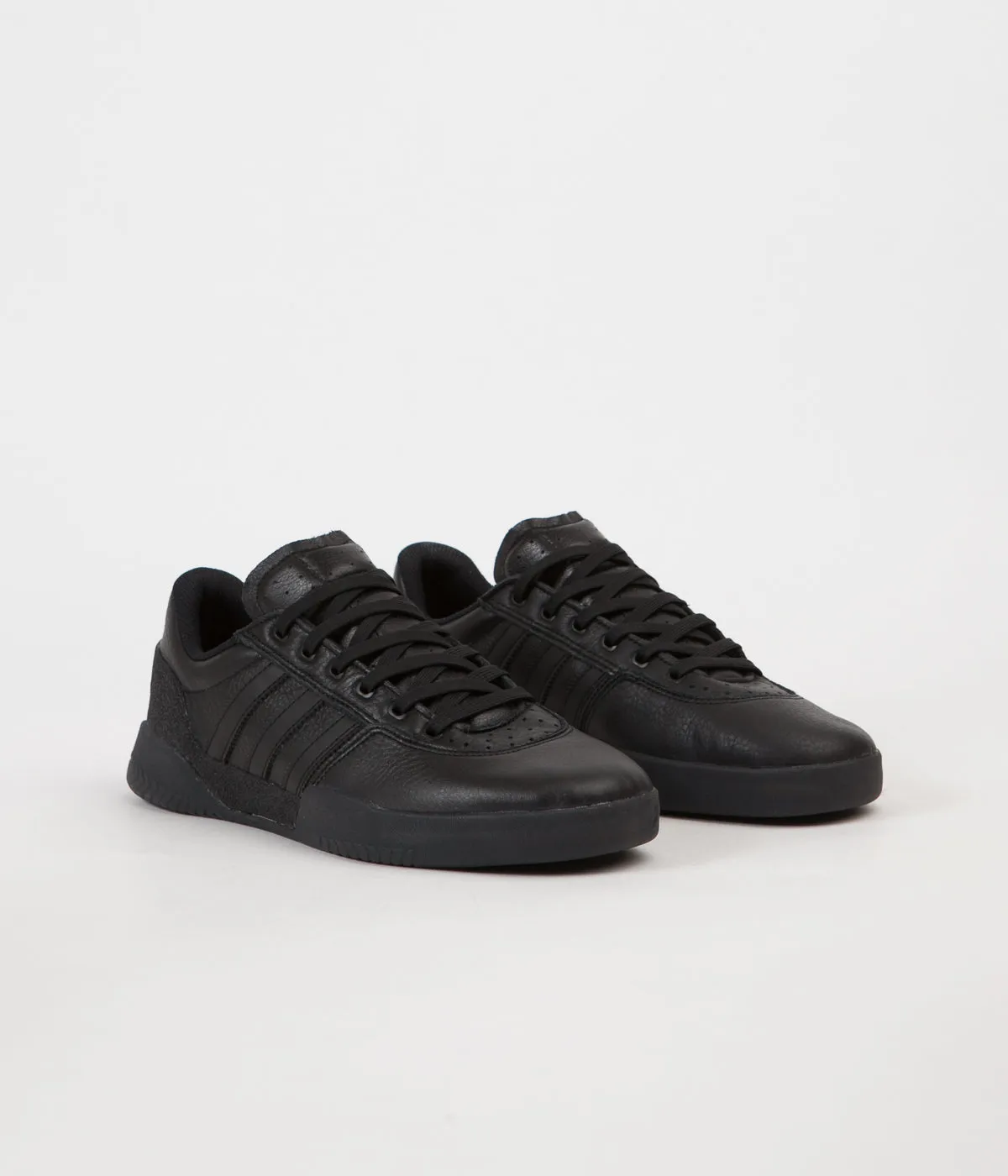 Adidas City Cup Shoes - Core Black / Core Black / Gold Metallic
