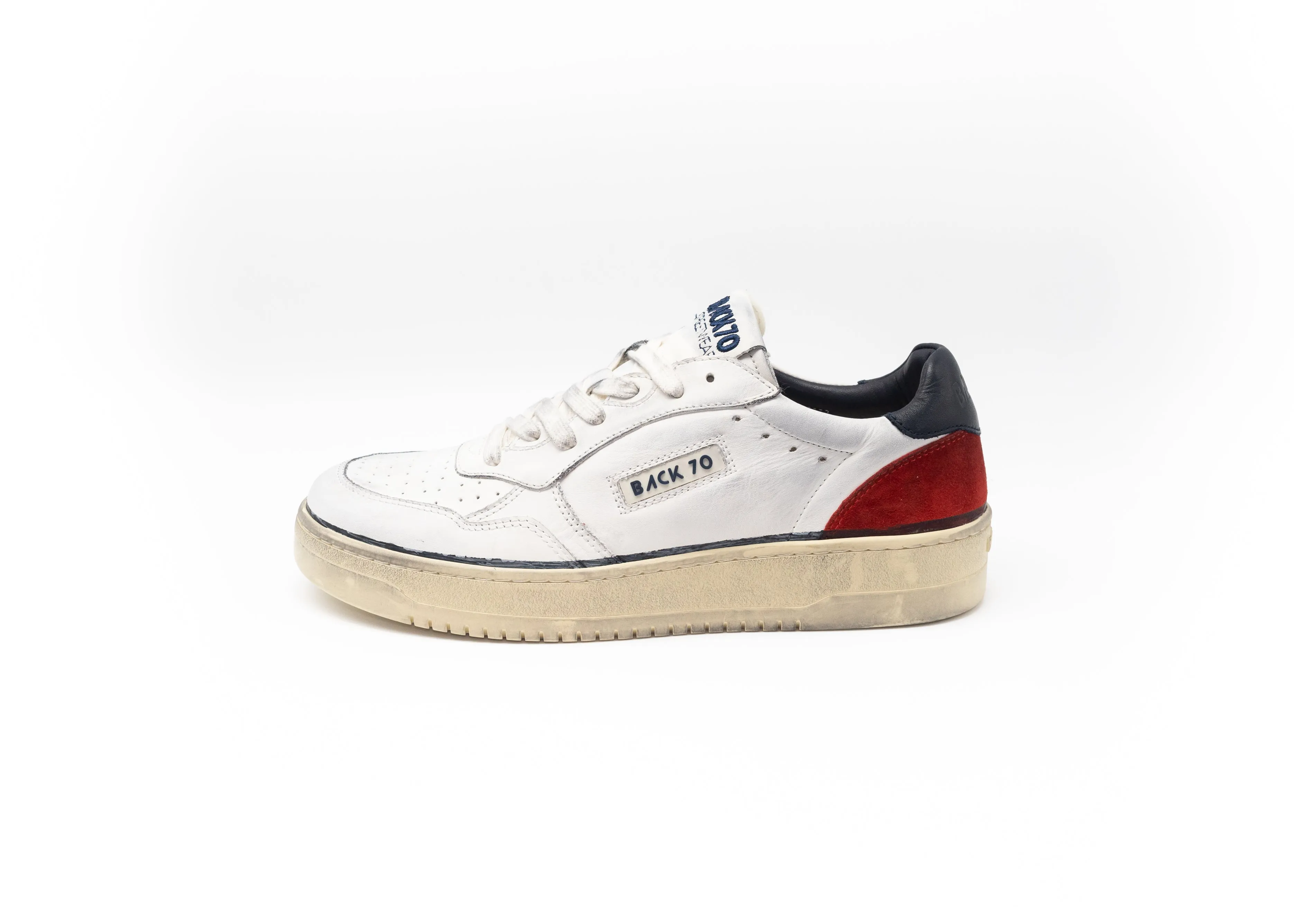BACK70 - SNEAKERS VINTAGE RED BLU