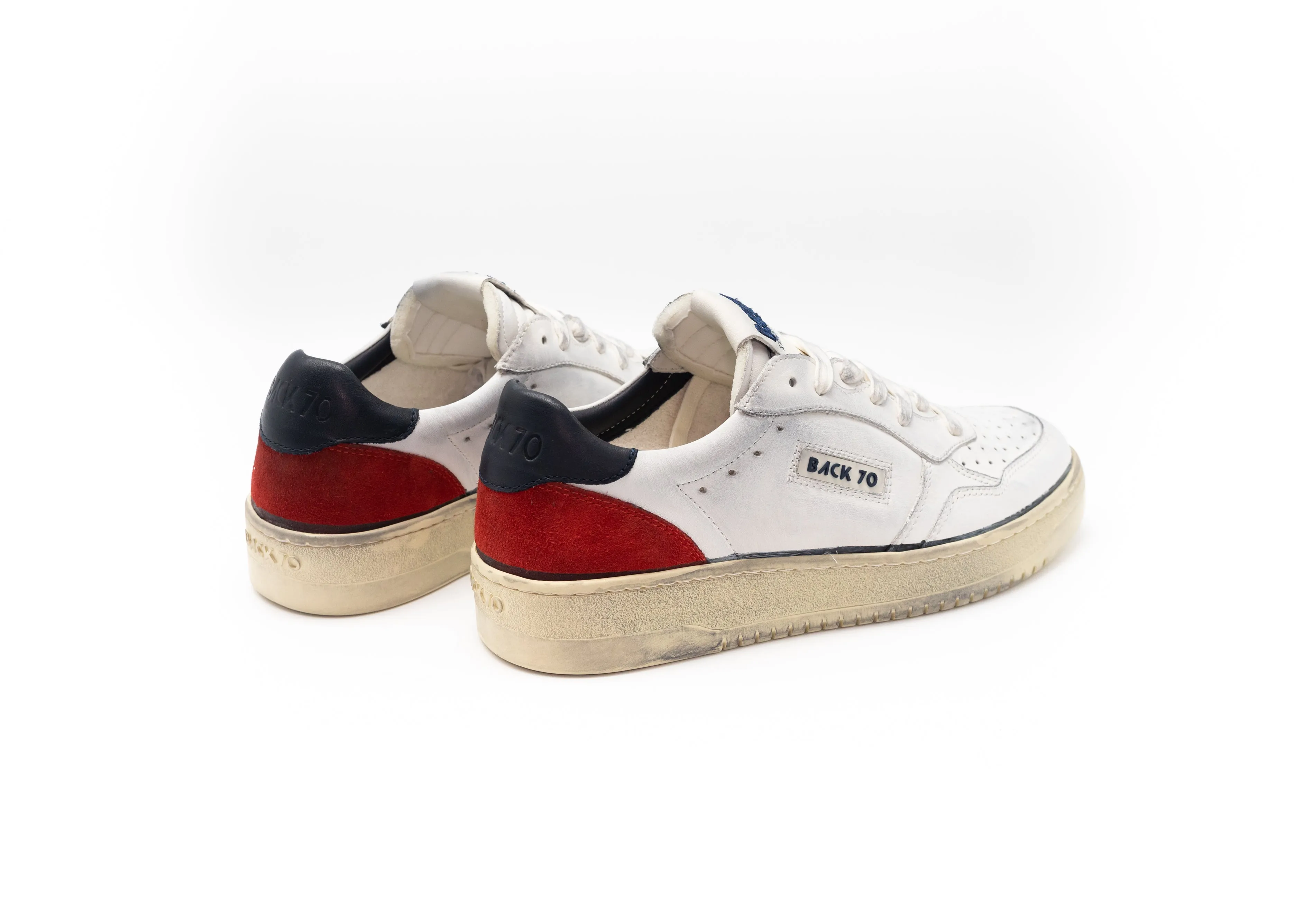 BACK70 - SNEAKERS VINTAGE RED BLU