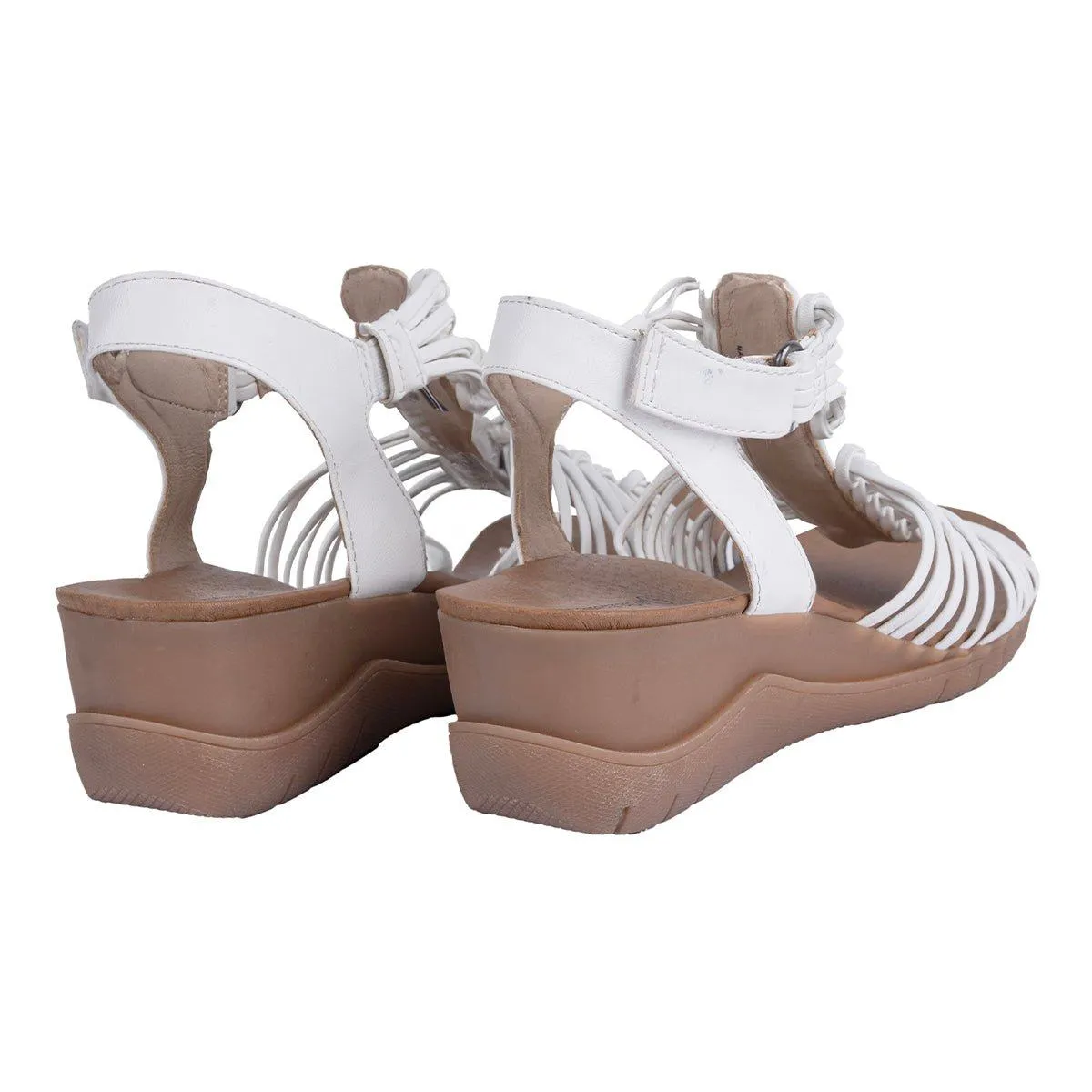 Baretraps Baretraps Carrie Wedge Sandals Leather White Colour For Women