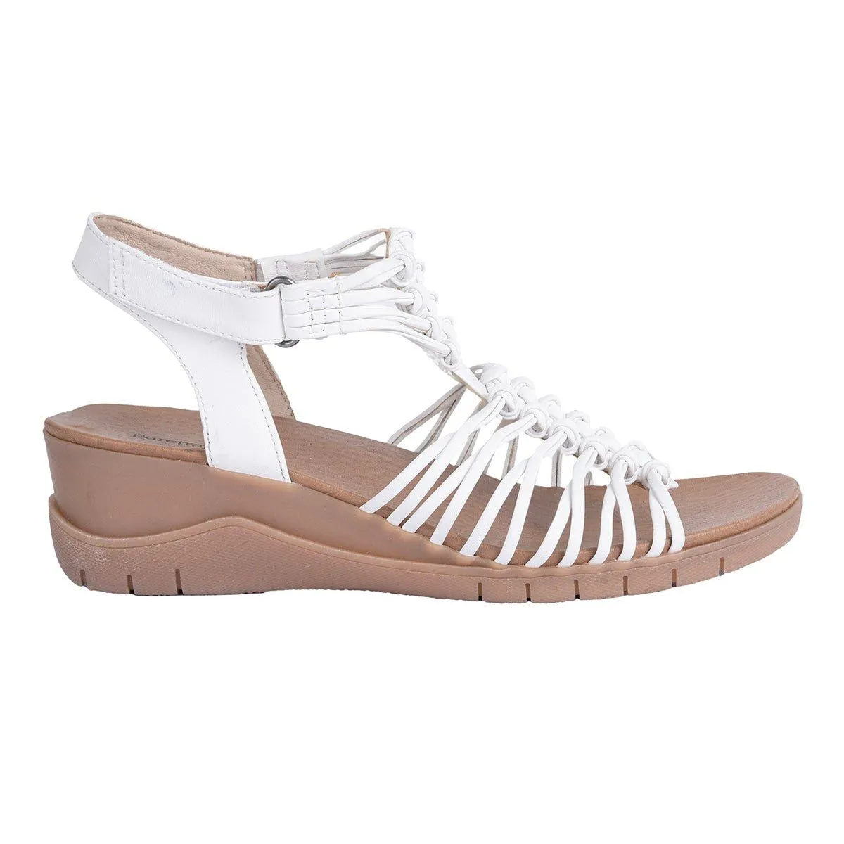 Baretraps Baretraps Carrie Wedge Sandals Leather White Colour For Women