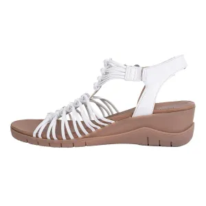 Baretraps Baretraps Carrie Wedge Sandals Leather White Colour For Women
