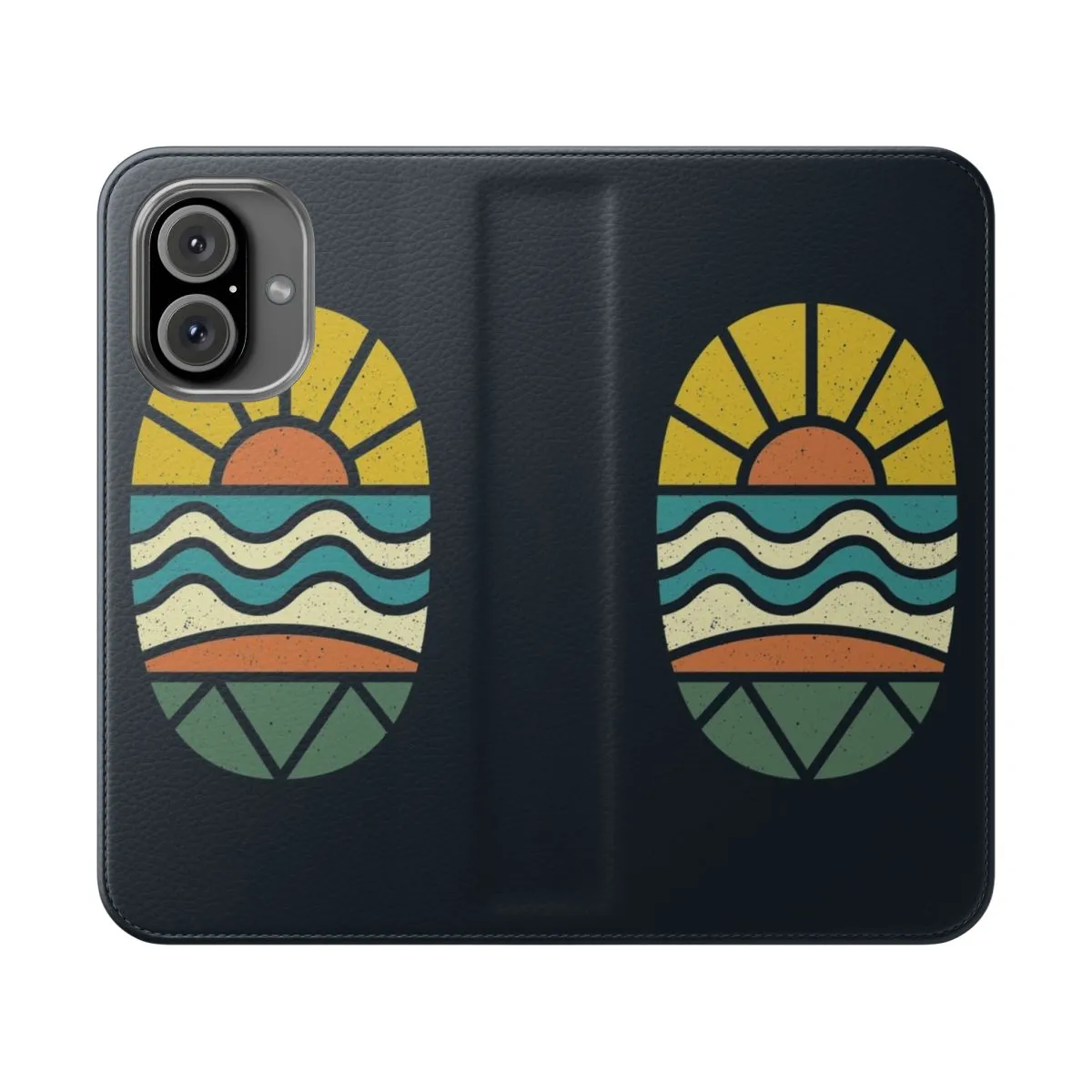 Beach-Inspired Flip Cover Phone Case for Summer
