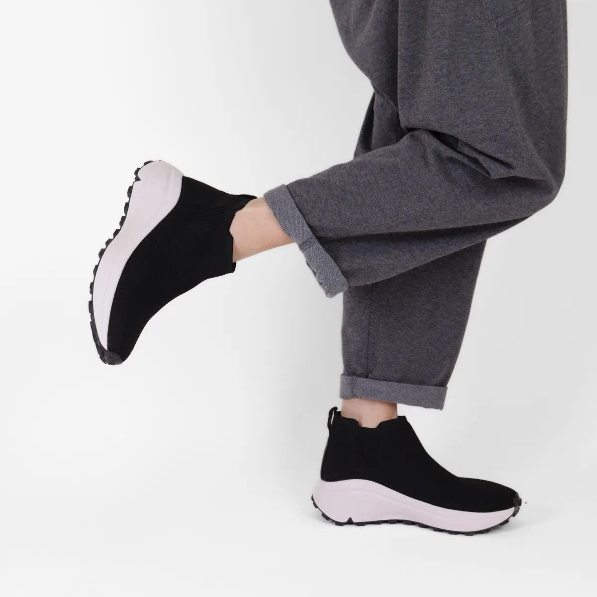 Bettina Nero Stretch Knit