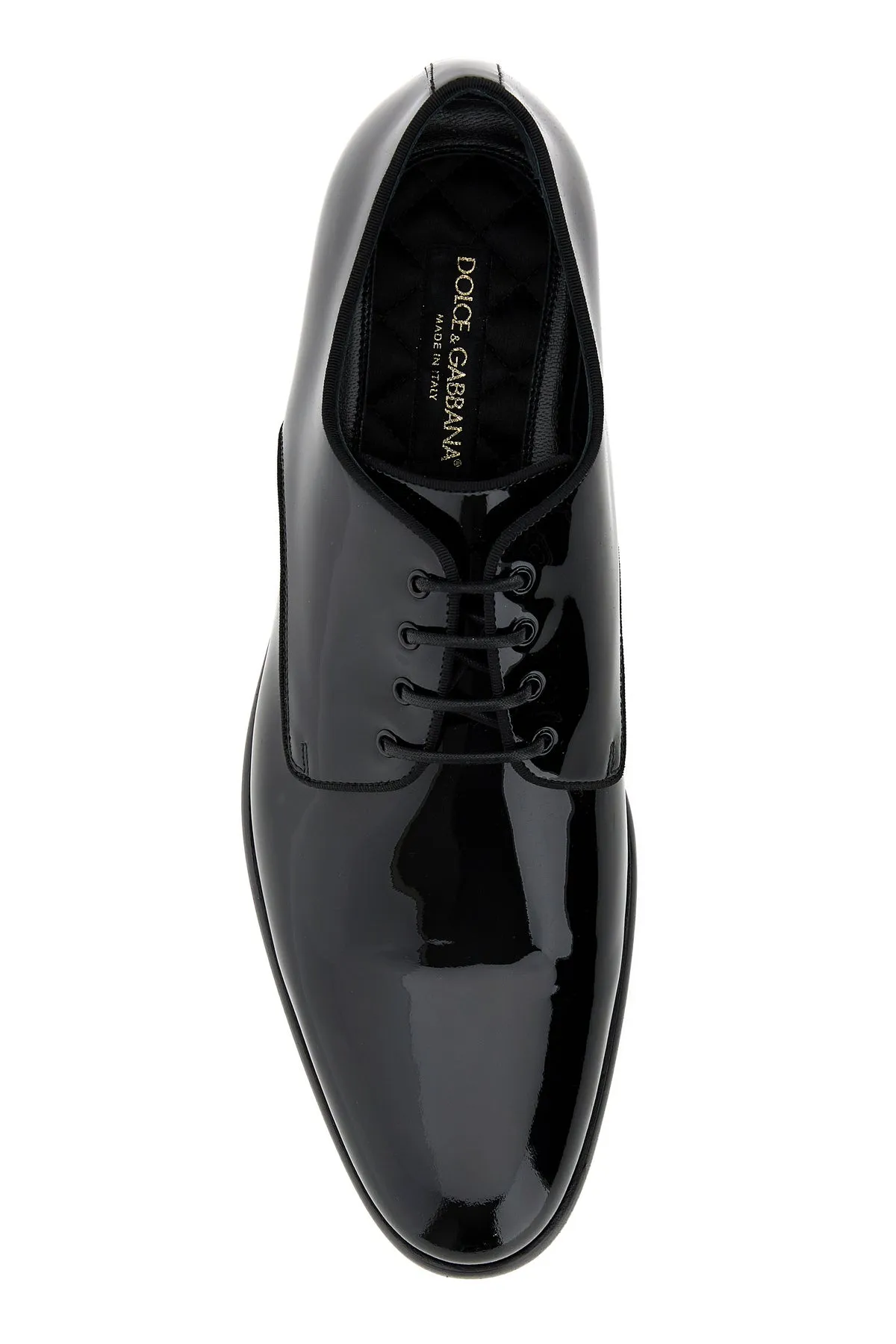Black leather Raffaello lace-up shoes