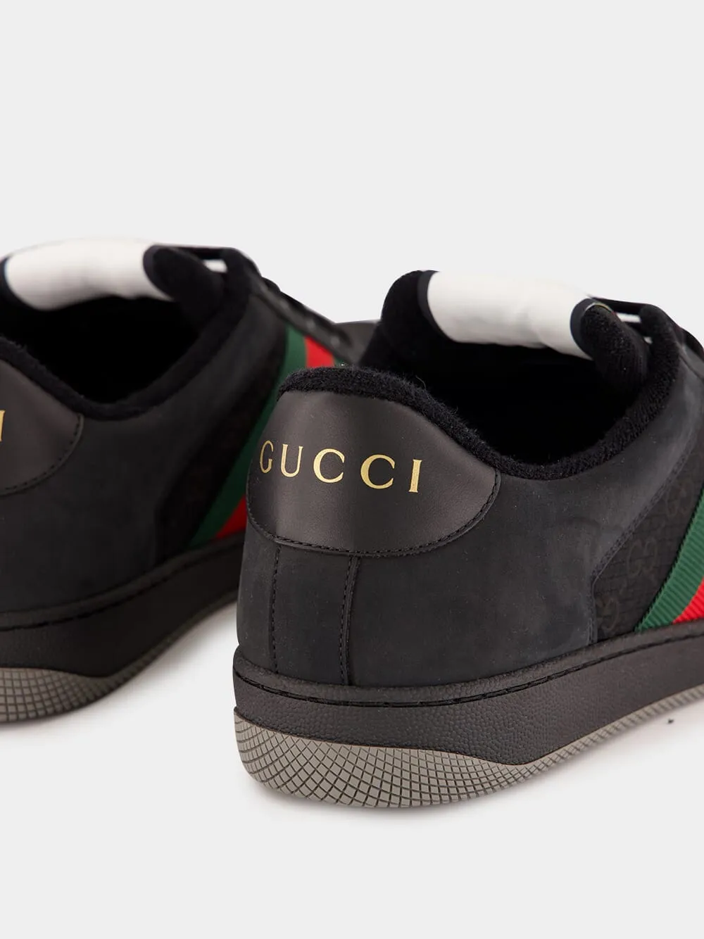 Black Men's GG Screener Sneaker