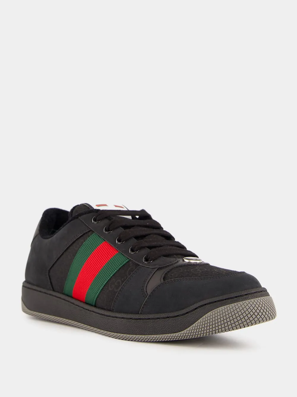 Black Men's GG Screener Sneaker