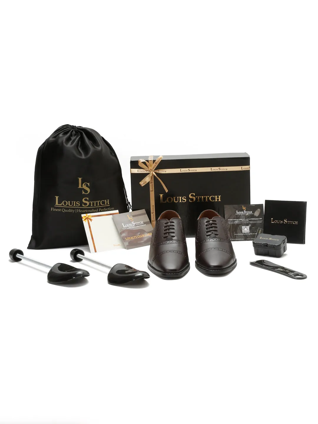 Brunette Brown Italian Leather Oxford Shoes