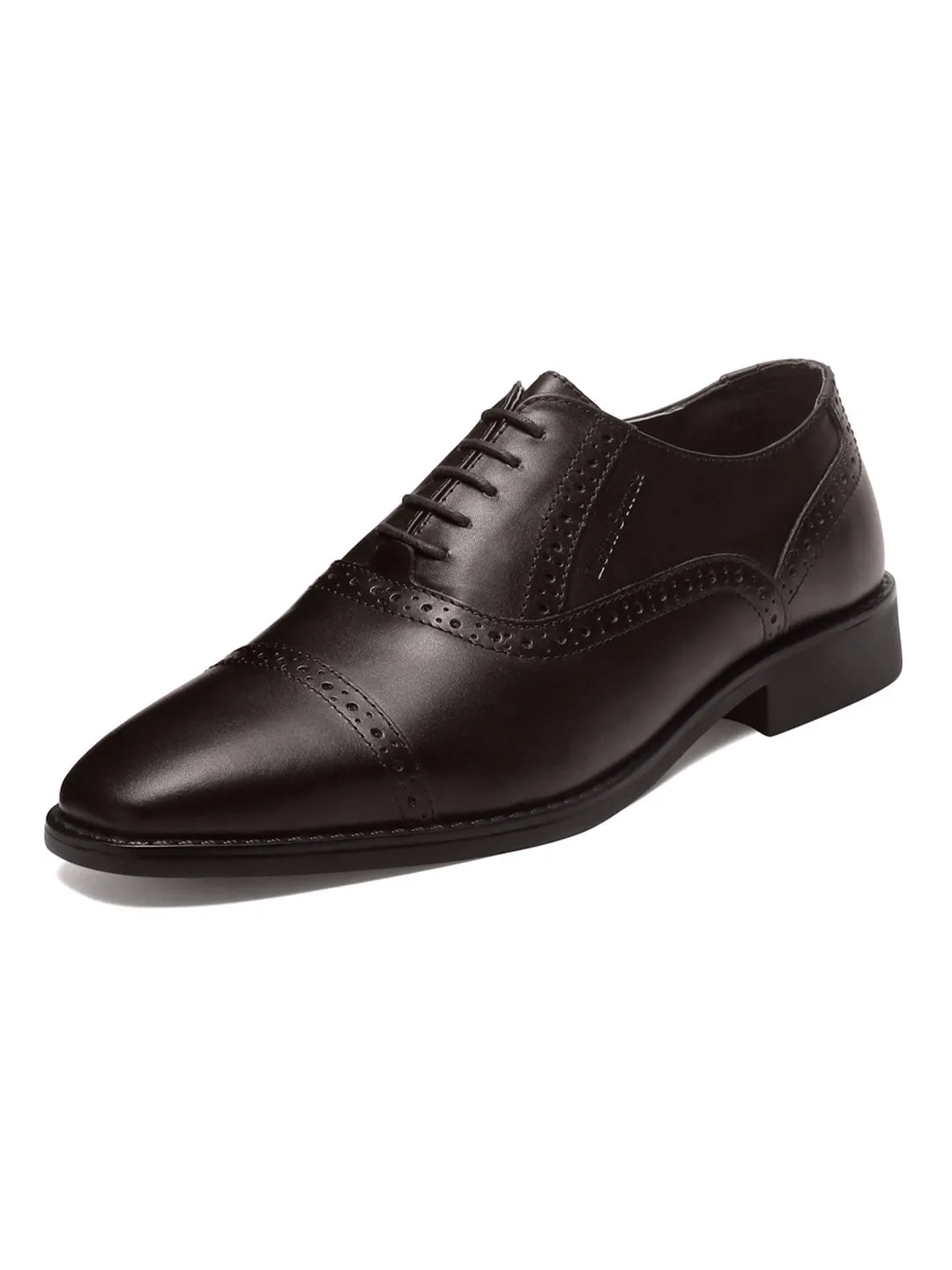 Brunette Brown Italian Leather Oxford Shoes