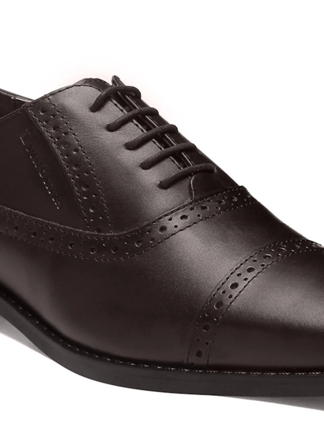 Brunette Brown Italian Leather Oxford Shoes