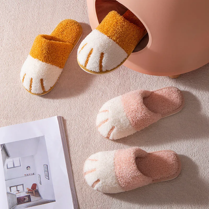 Cat Paw Warm Slippers