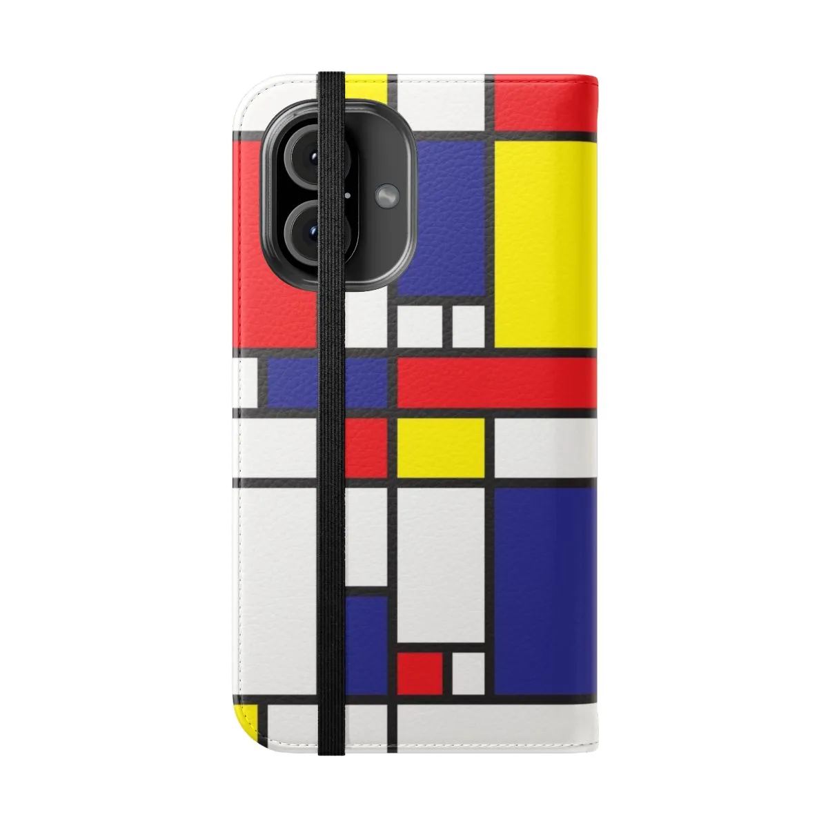 Colorblock Abstract Art Inspired Flip Phone Case