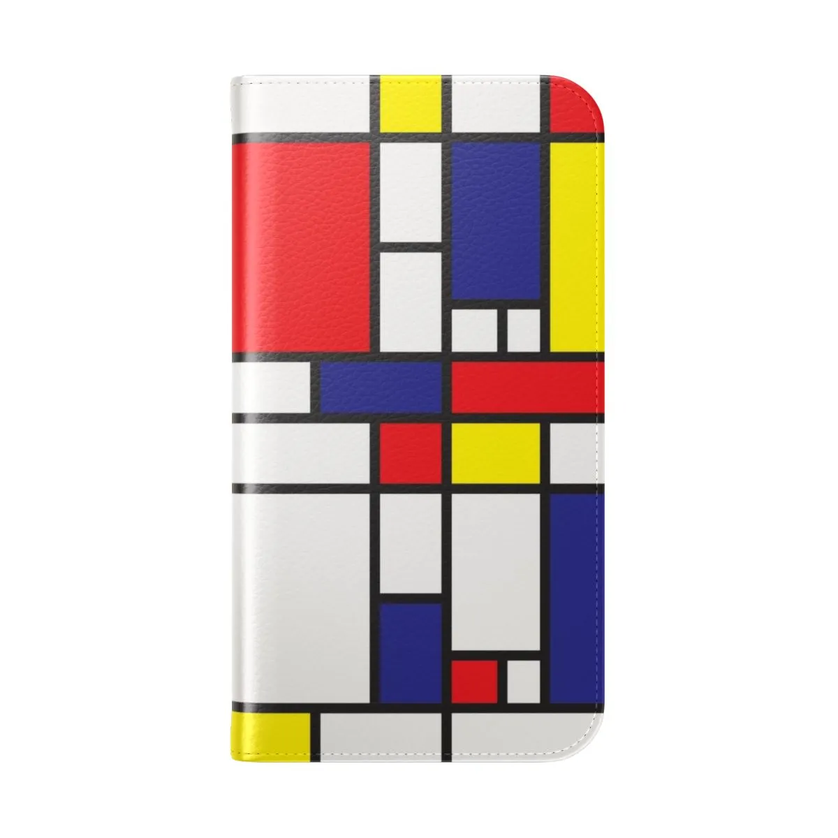 Colorblock Abstract Art Inspired Flip Phone Case