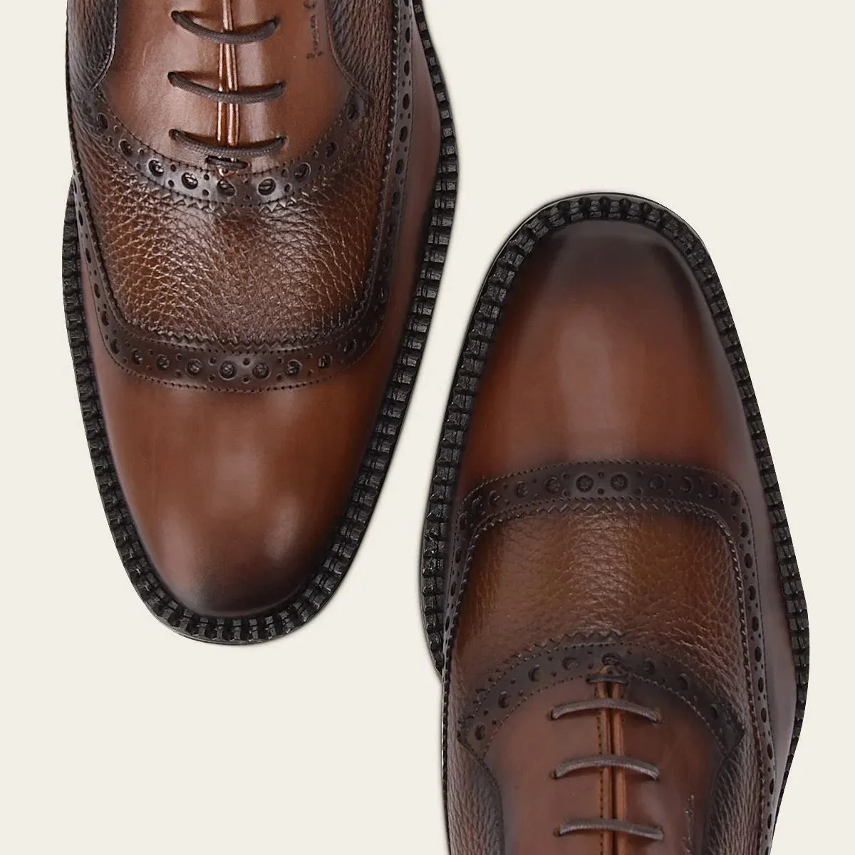 D23BUVN - Franco Cuadra honey oxford dress cap toe shoes for men
