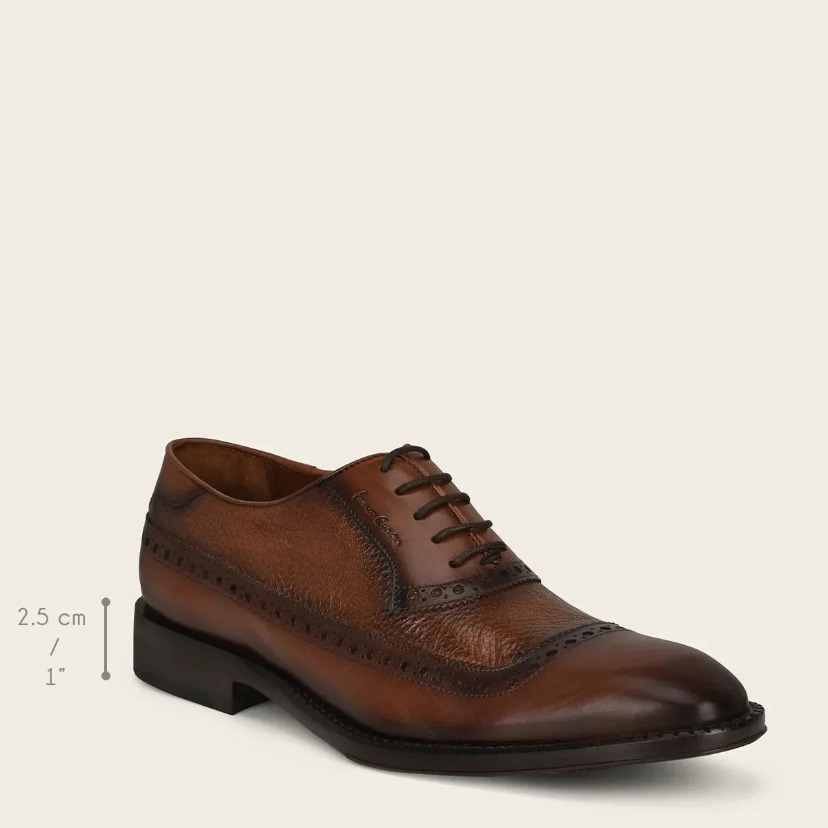 D23BUVN - Franco Cuadra honey oxford dress cap toe shoes for men