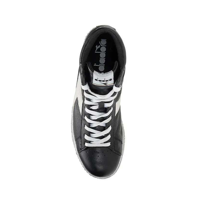 DIADORA SNEAKERS GAME L HIGH WAXED NERO - BIANCO