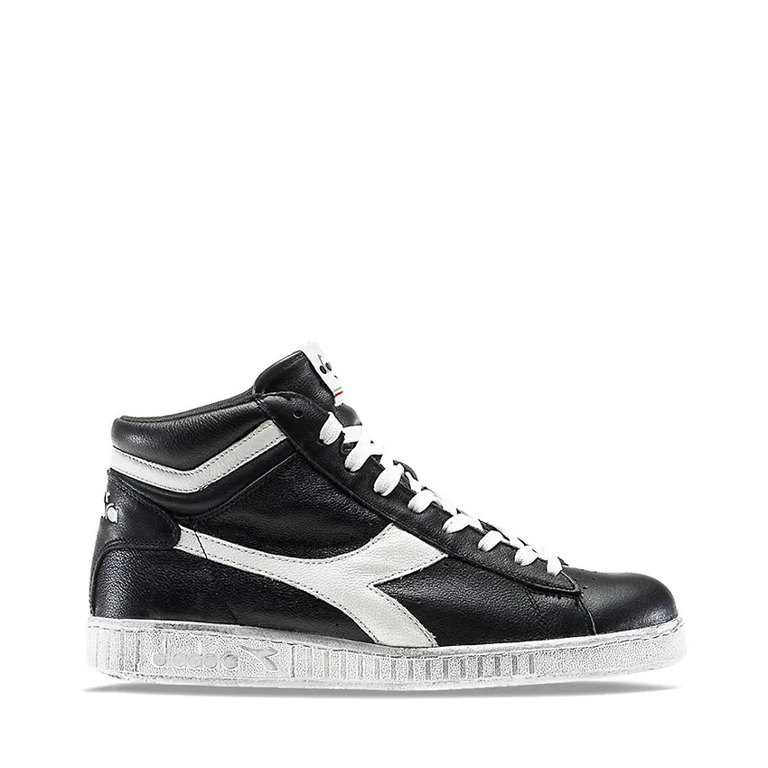 DIADORA SNEAKERS GAME L HIGH WAXED NERO - BIANCO