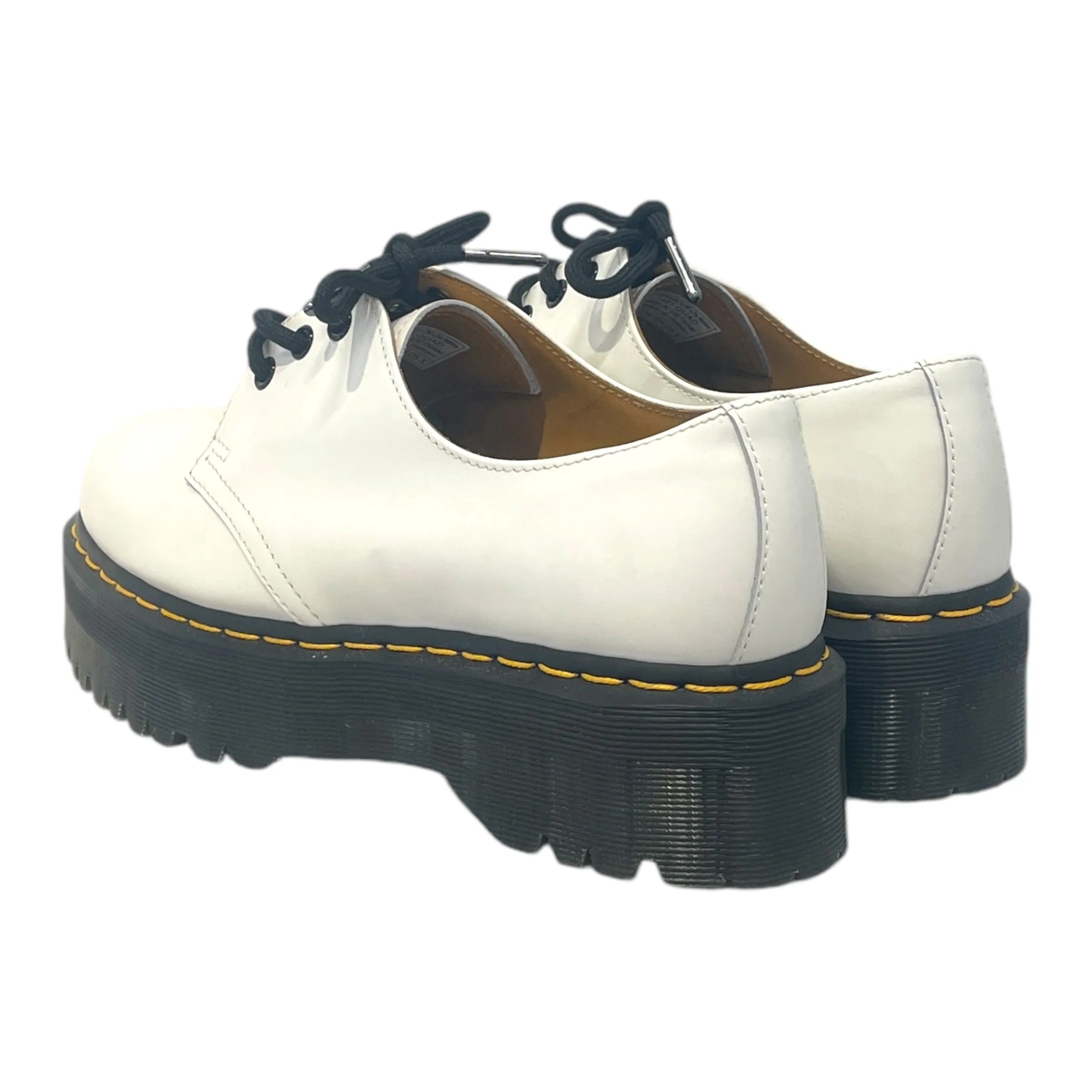 Dr.Martens/Dress Shoes/US 8/Leather/WHT/Oxford Platform