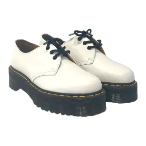 Dr.Martens/Dress Shoes/US 8/Leather/WHT/Oxford Platform