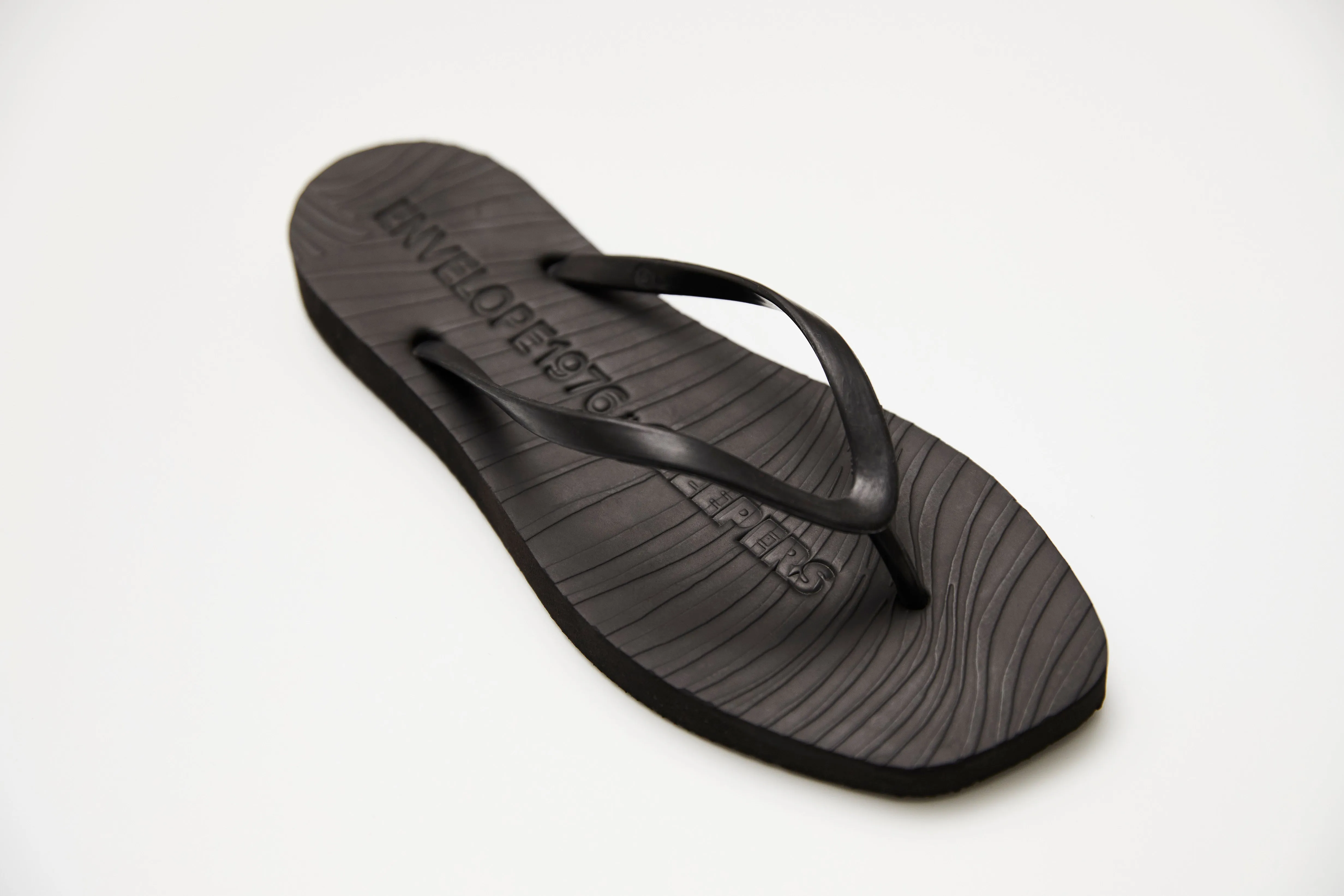 Envelope x Sleepers Black Flip Flop