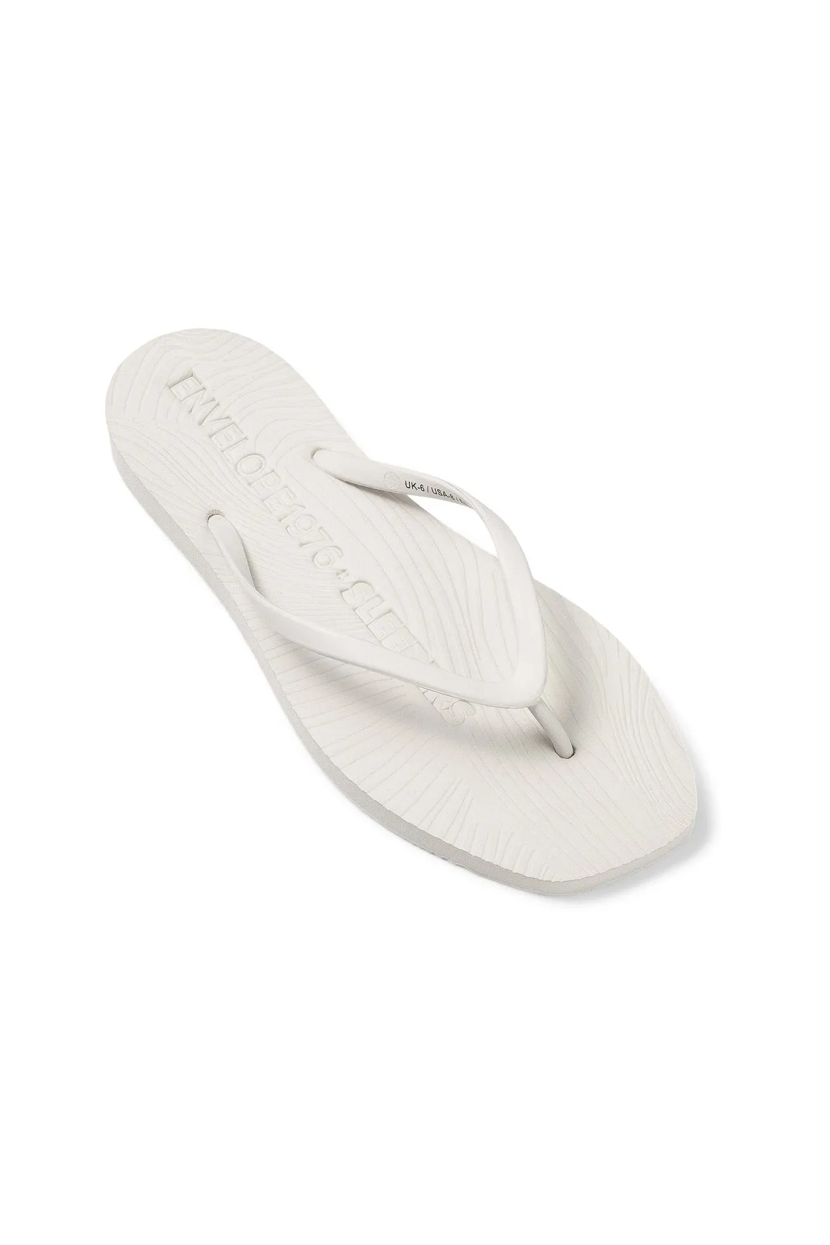 Envelope x Sleepers White Flip Flop