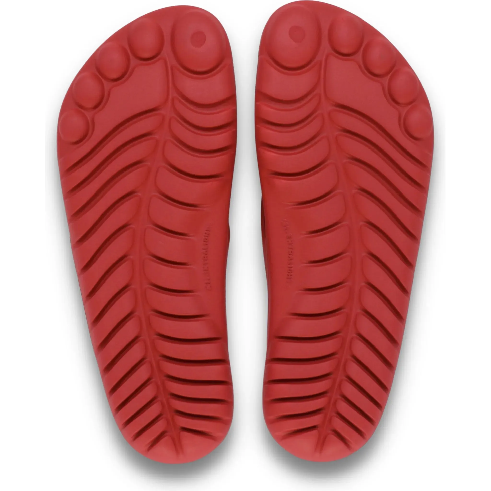 FIRE RED FLIP FLOPS BY GUDO