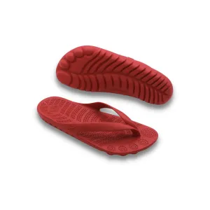 FIRE RED FLIP FLOPS BY GUDO