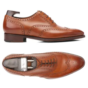 GAZIANO & GIRLING "Rothschild" Brown Oxford Dress Shoes UK 7E US 7.5 Last DG70