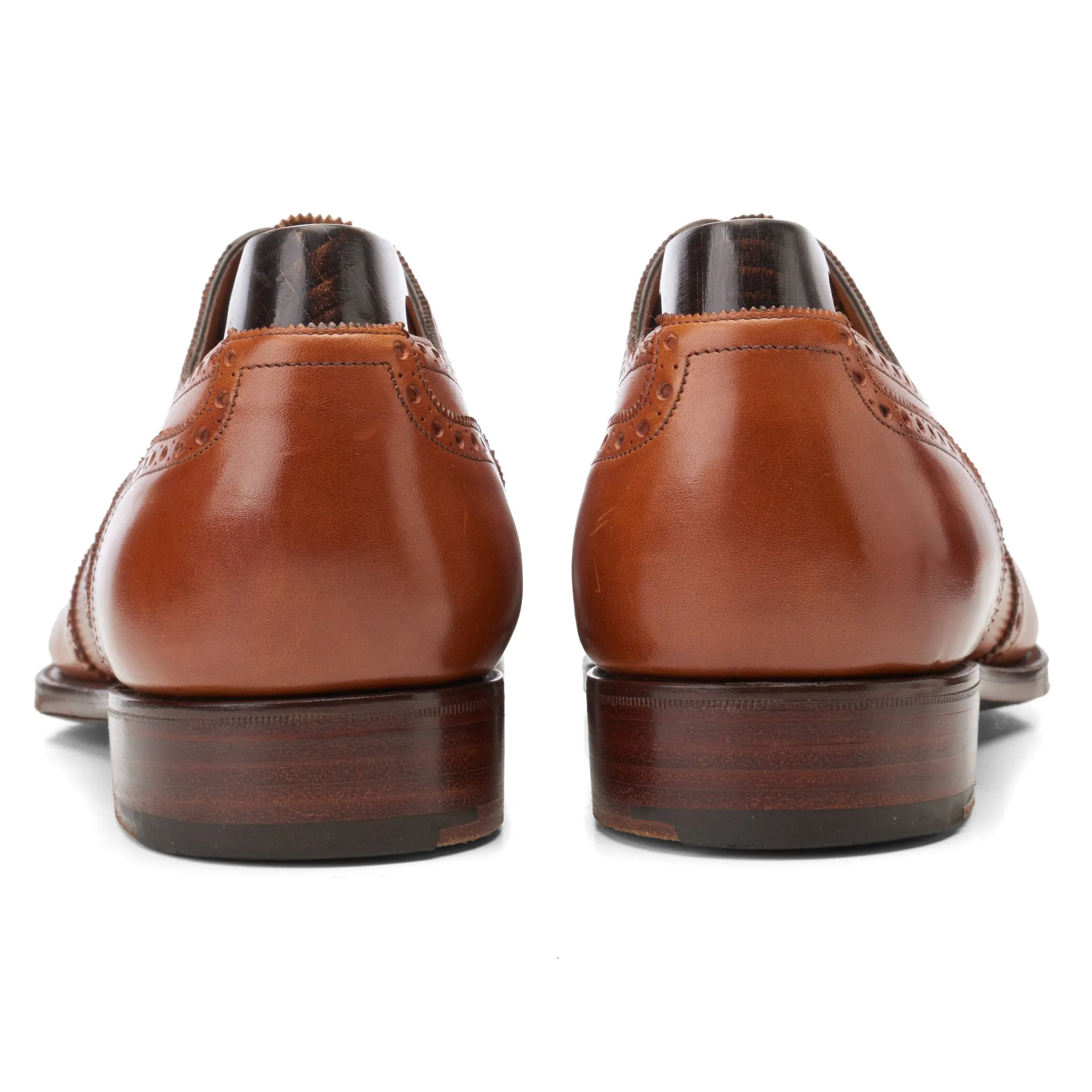 GAZIANO & GIRLING "Rothschild" Brown Oxford Dress Shoes UK 7E US 7.5 Last DG70