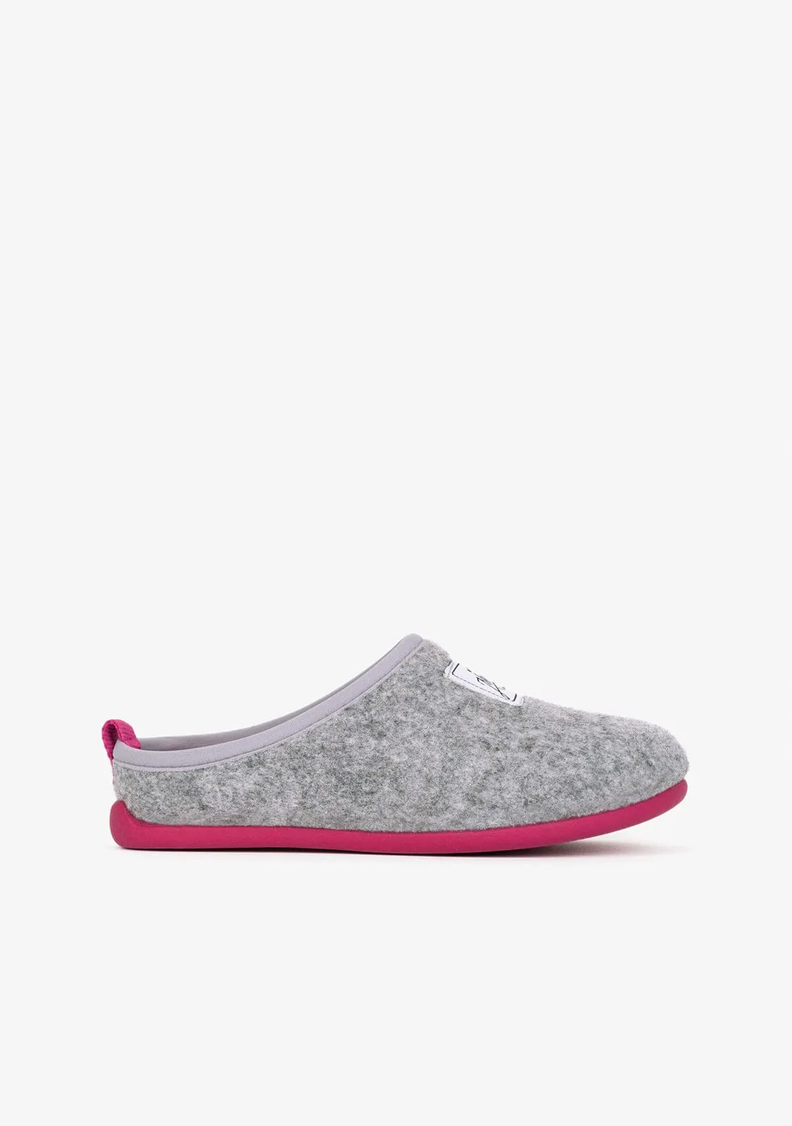 Grey Pink Ecological Home Slippers