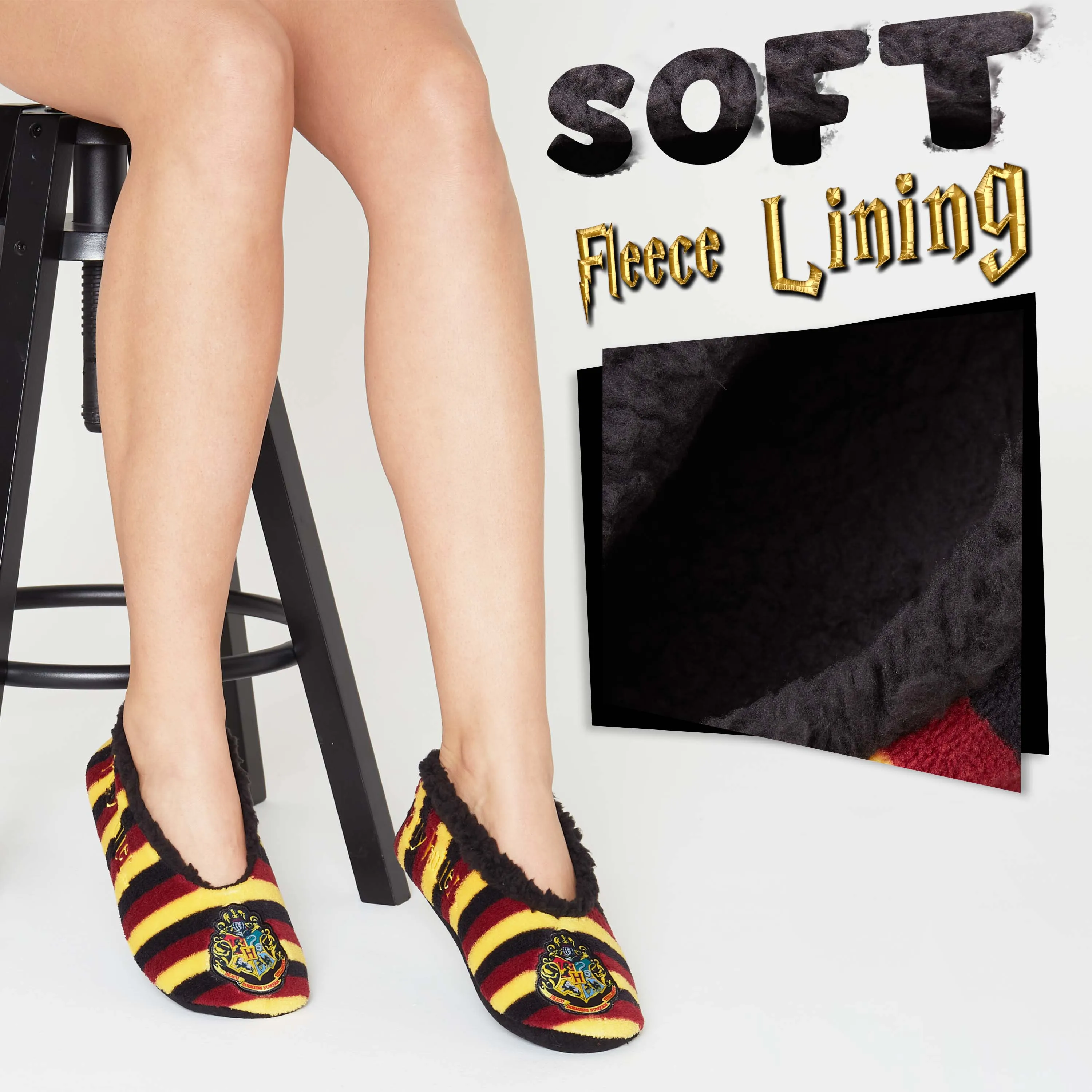 Harry Potter Slippers Socks for Wome, Ballet Slippers Non Slip, Harry Potter Gifts