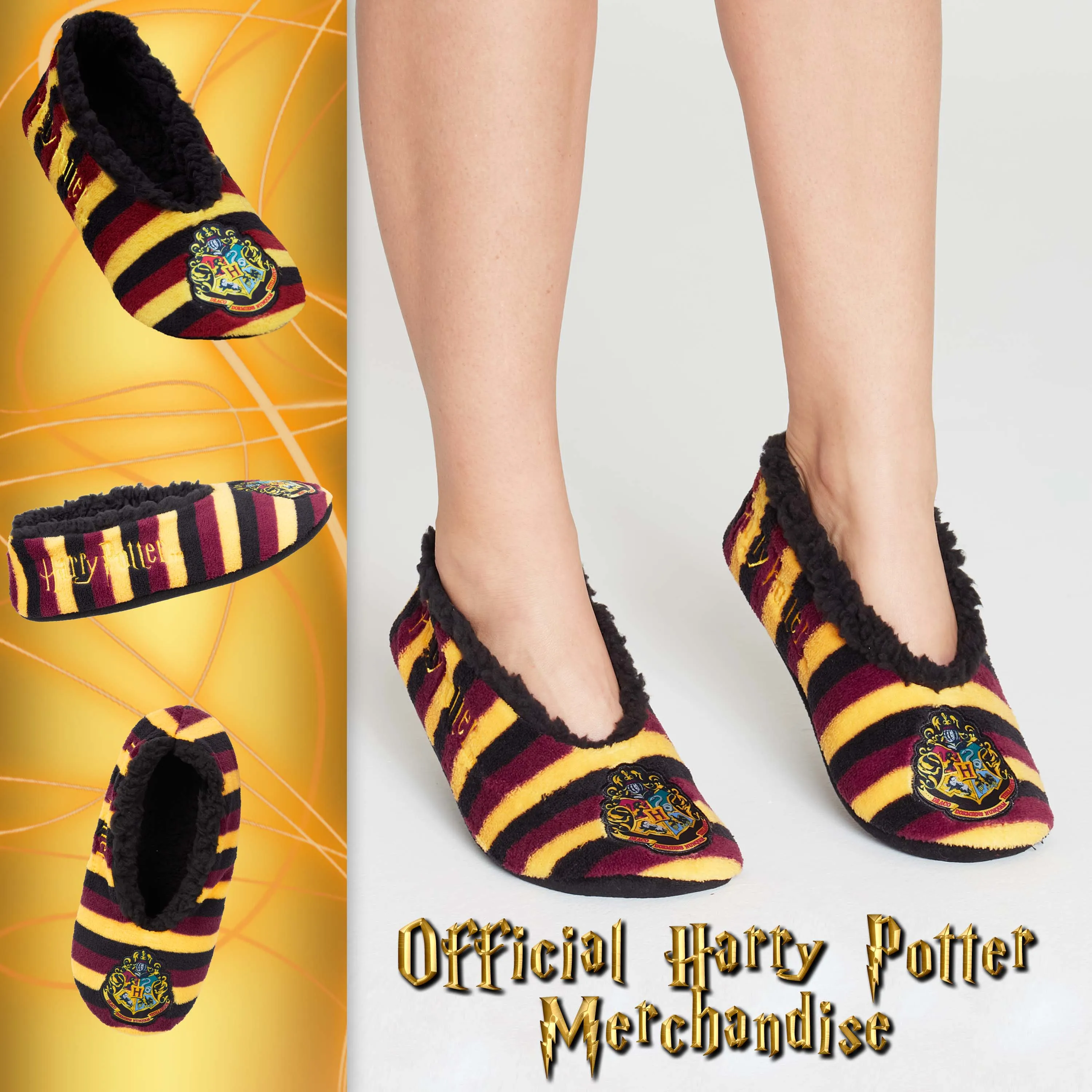 Harry Potter Slippers Socks for Wome, Ballet Slippers Non Slip, Harry Potter Gifts