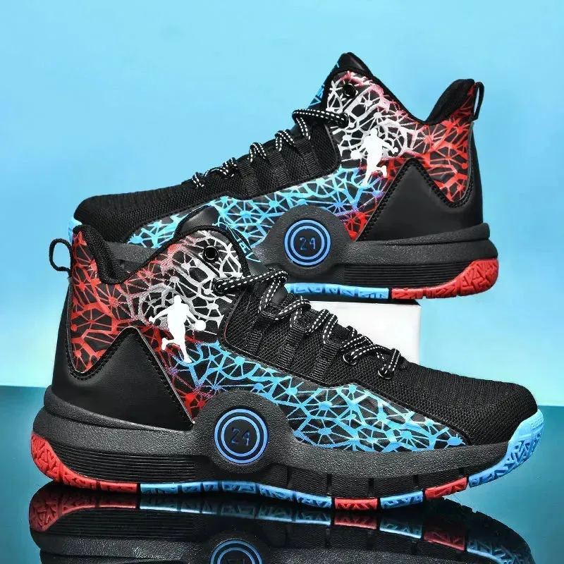 High Quality Basketball Shoes Men Sneaker Shoes High Top Anti-slip