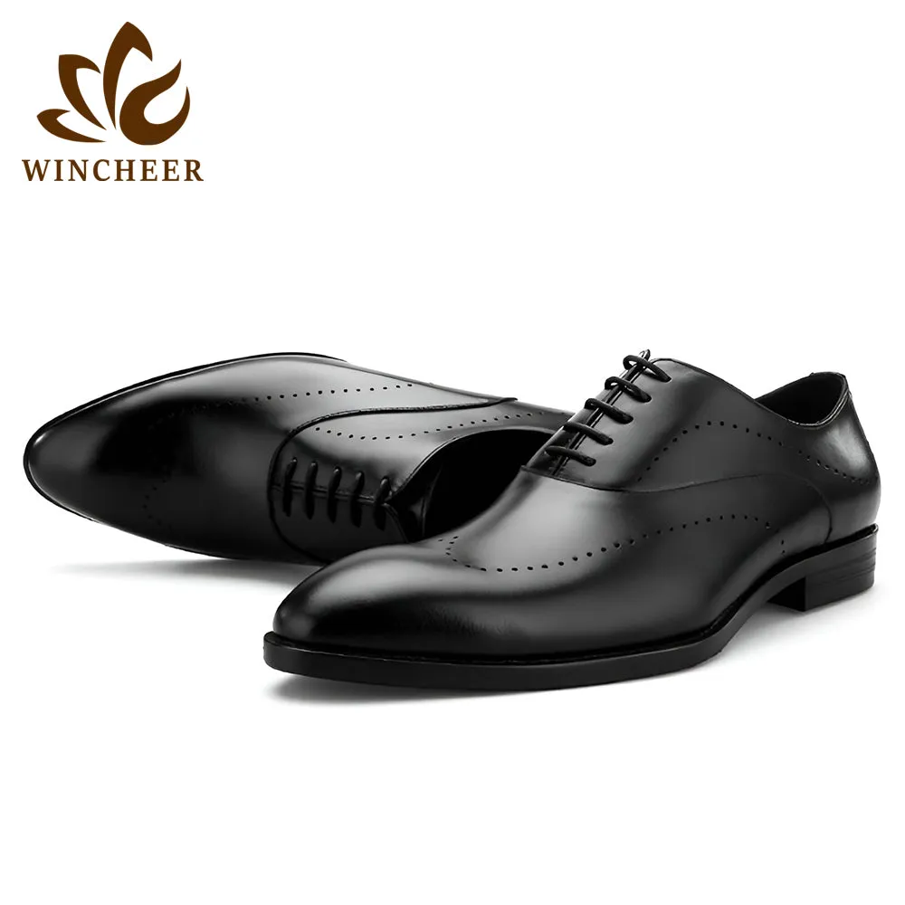 High Quality Handmade Full-Grain Genuine Leather Oxford Dress Shoes
