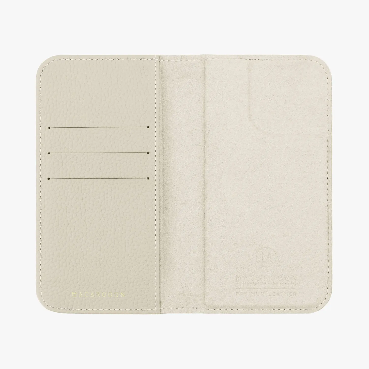 iPhone 15 Plus MagSafe Leather Flip Cover with Leather Case