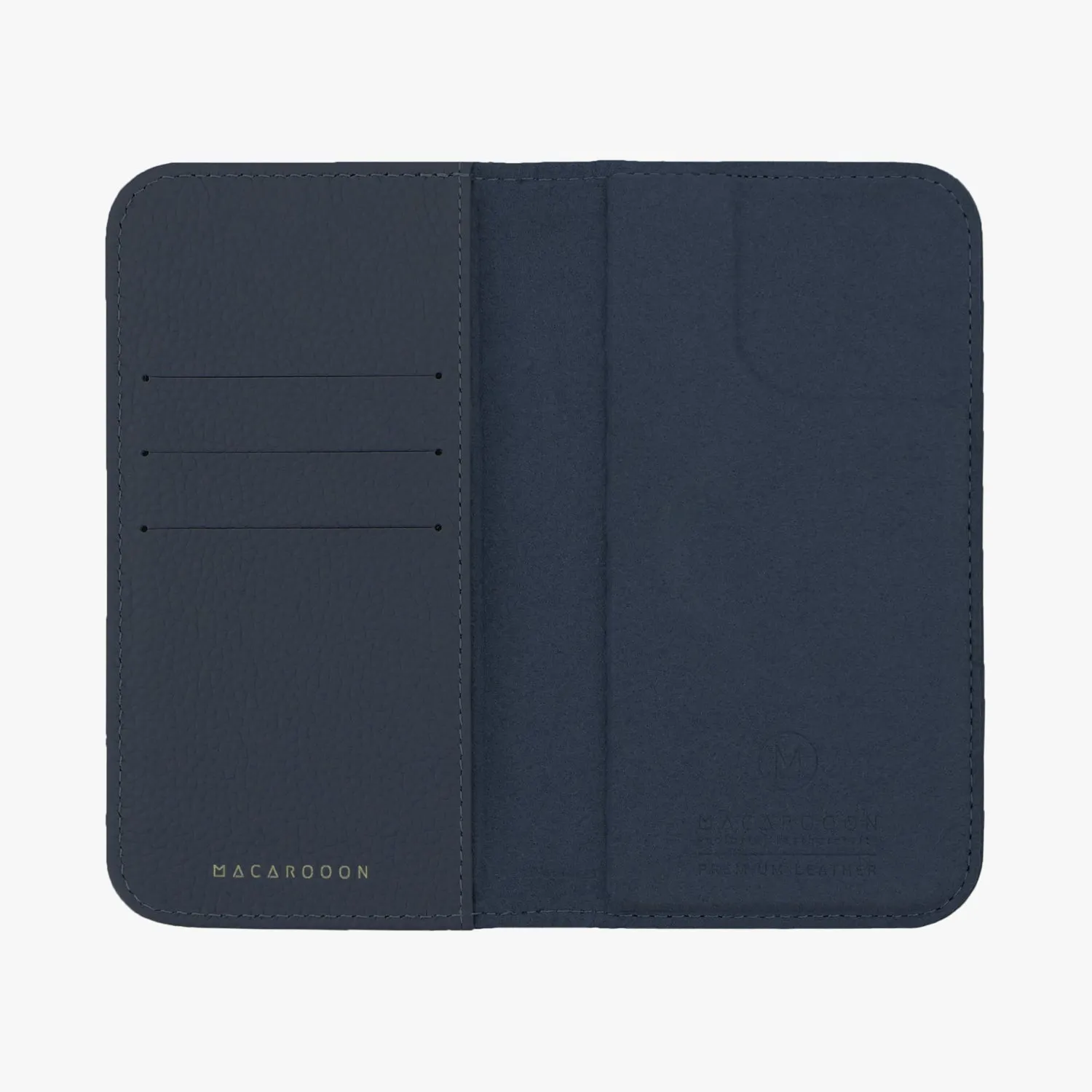iPhone 15 Plus MagSafe Leather Flip Cover with Leather Case