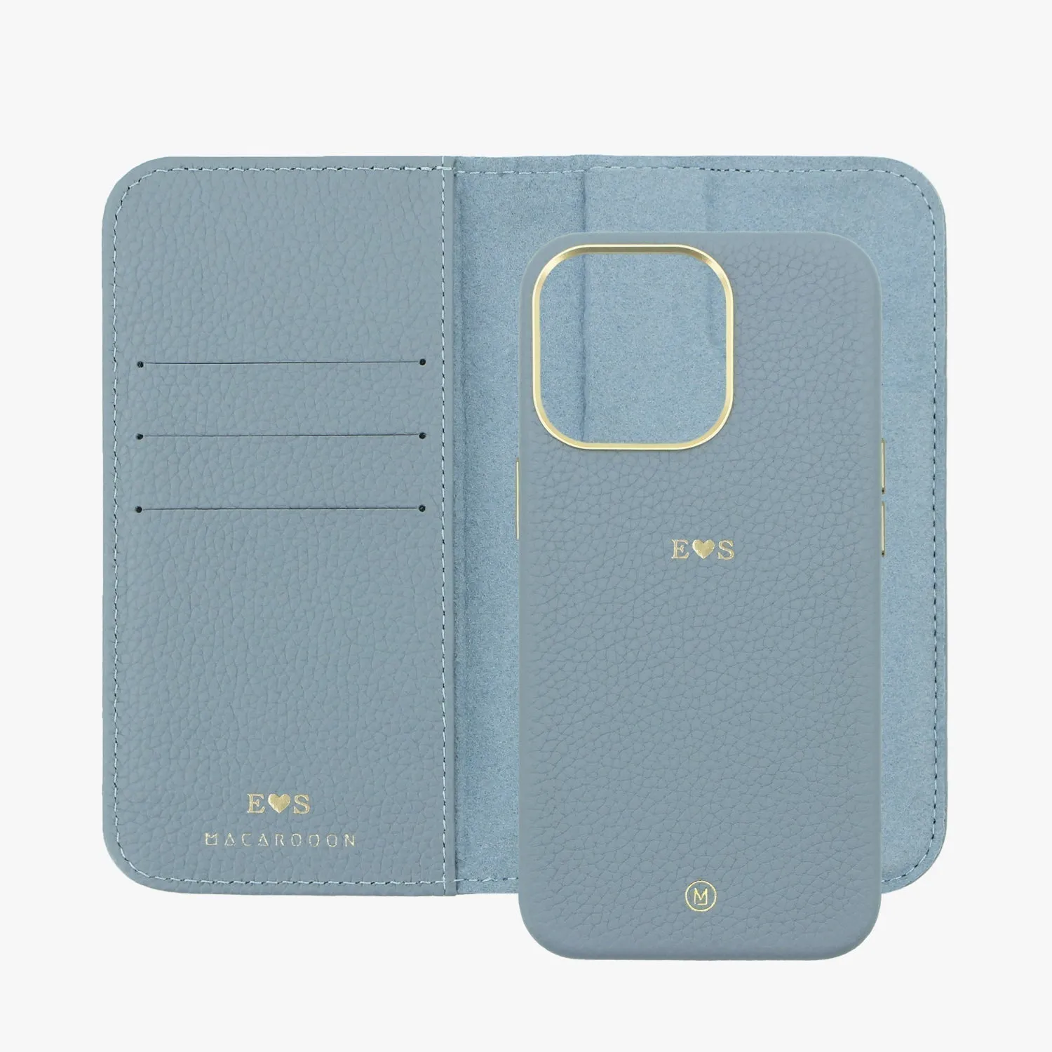 iPhone 15 Plus MagSafe Leather Flip Cover with Leather Case