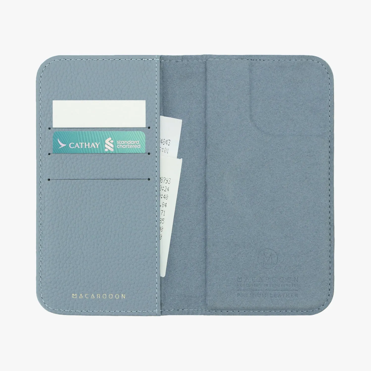 iPhone 15 Plus MagSafe Leather Flip Cover with Leather Case