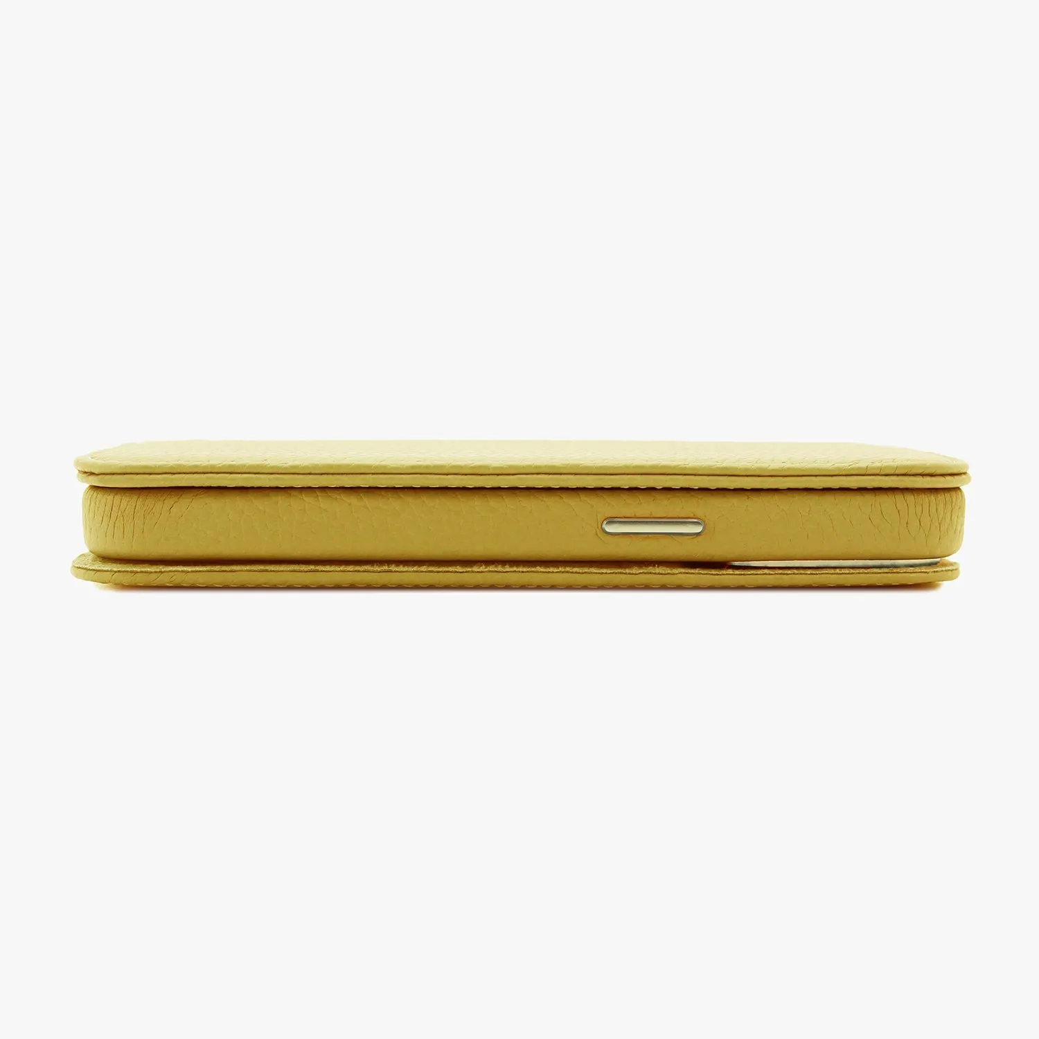 iPhone 15 Plus MagSafe Leather Flip Cover with Leather Case