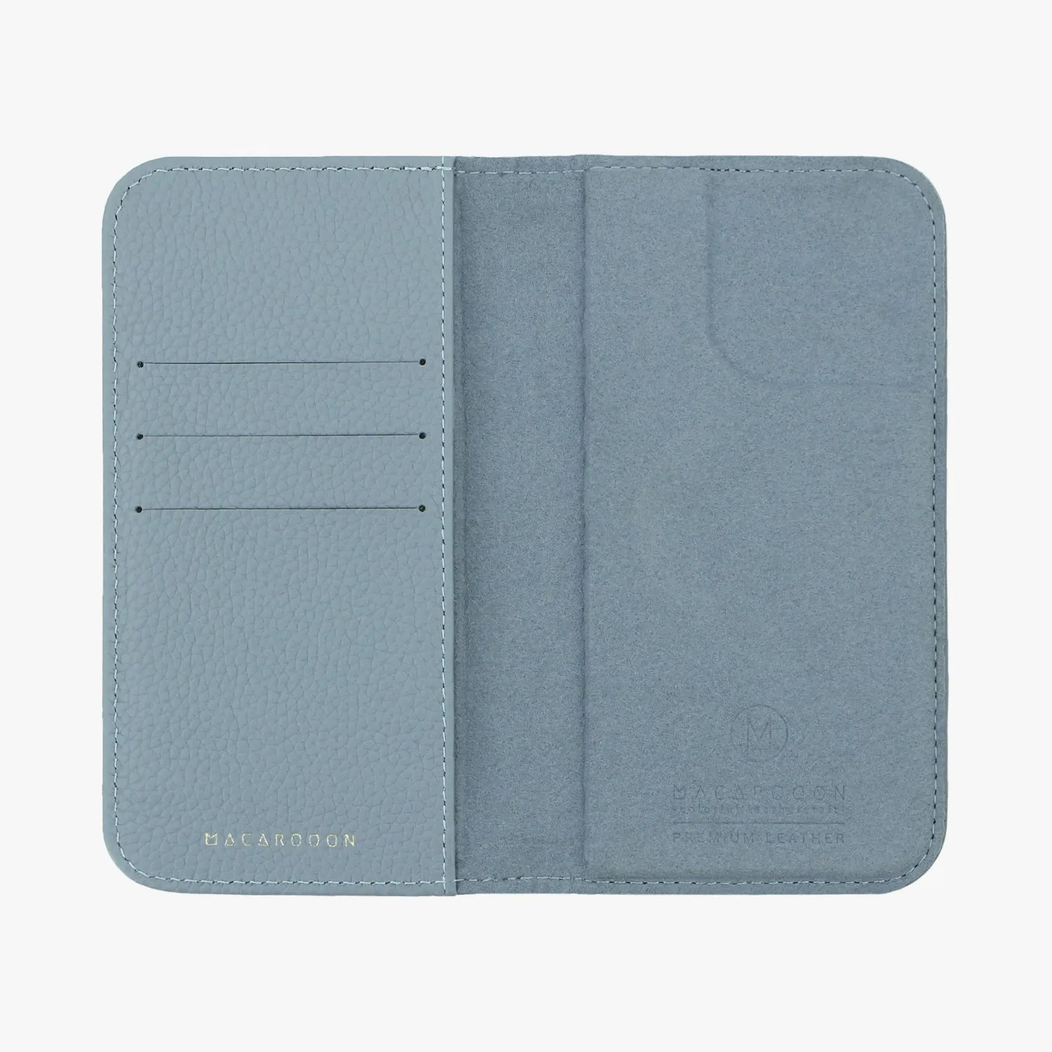 iPhone 15 Plus MagSafe Leather Flip Cover with Leather Case