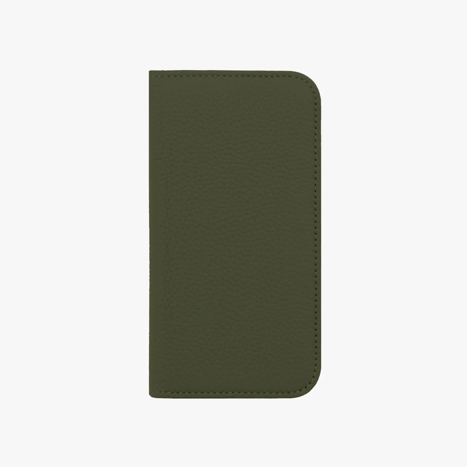 iPhone 15 Plus MagSafe Leather Flip Cover with Leather Case