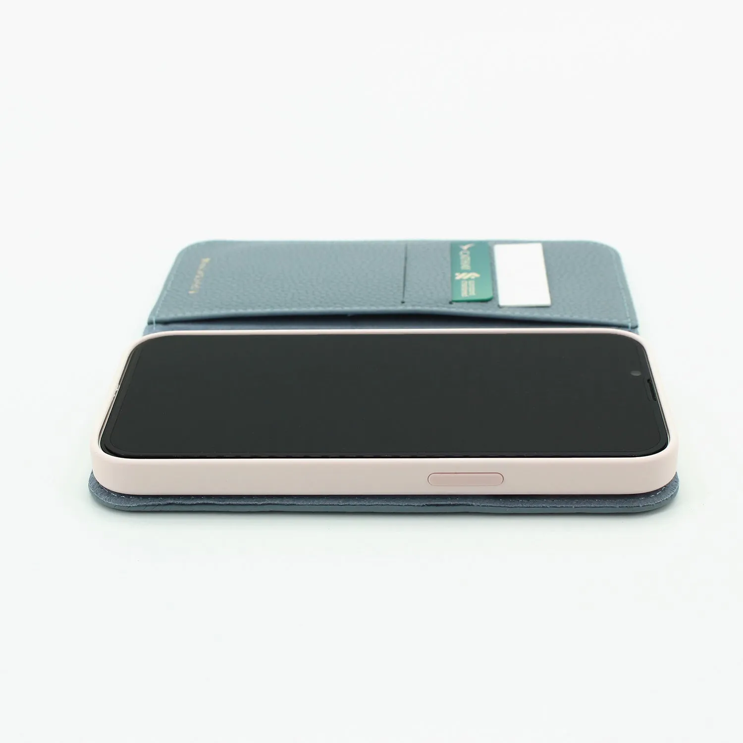 iPhone 15 Plus MagSafe Leather Flip Cover with Leather Case