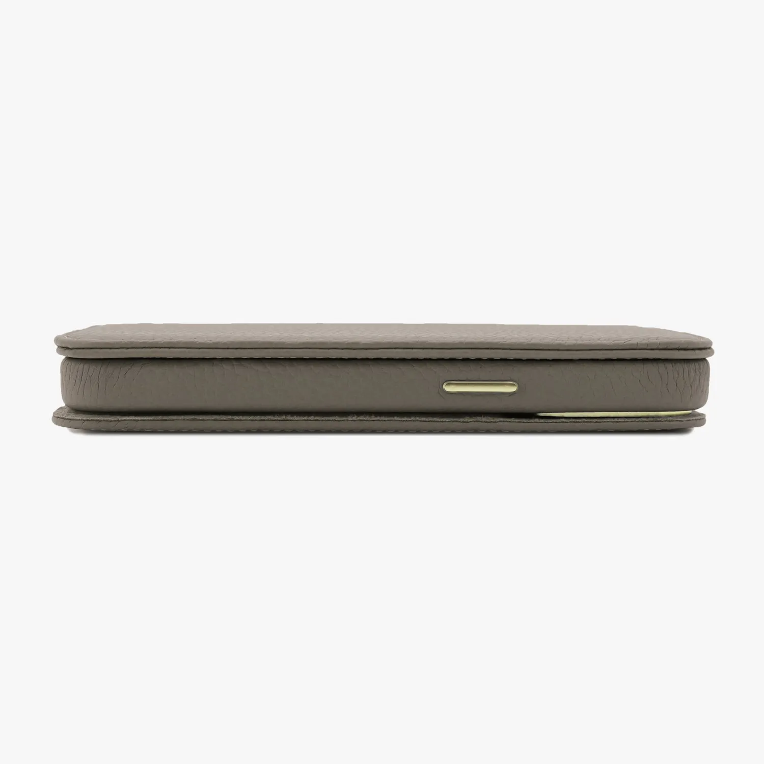 iPhone 15 Plus MagSafe Leather Flip Cover with Leather Case