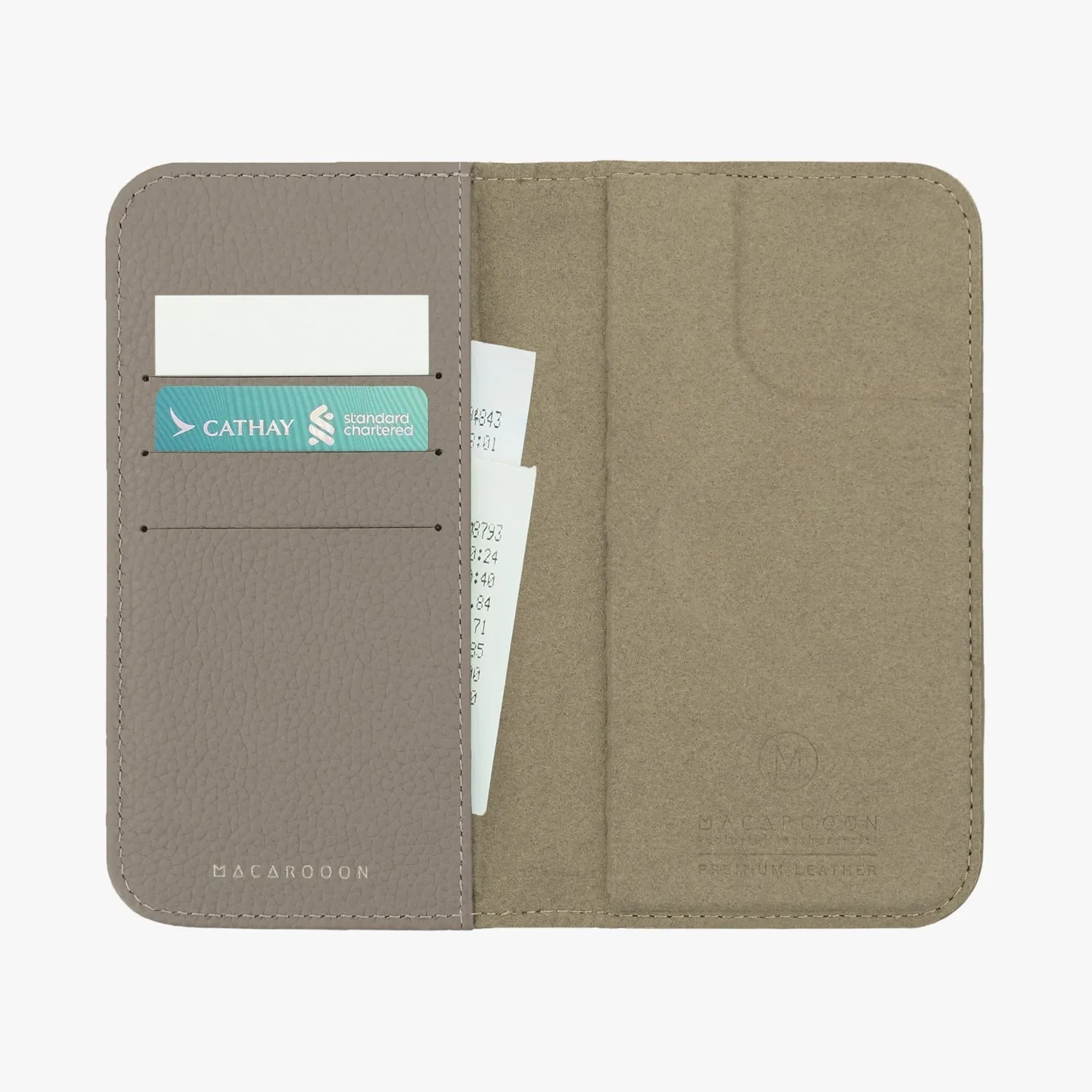 iPhone 15 Plus MagSafe Leather Flip Cover with Leather Case