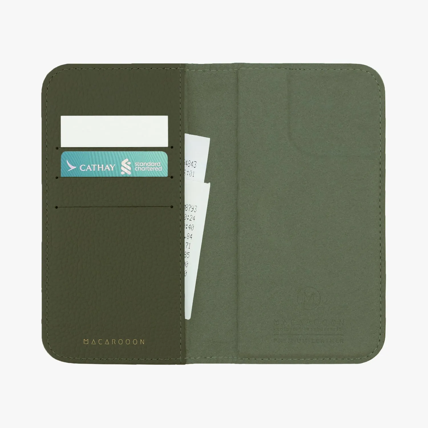 iPhone 15 Plus MagSafe Leather Flip Cover with Leather Case