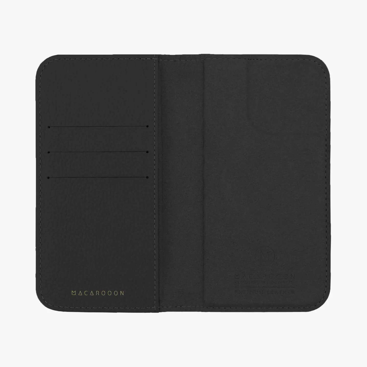 iPhone 15 Plus MagSafe Leather Flip Cover with Leather Case