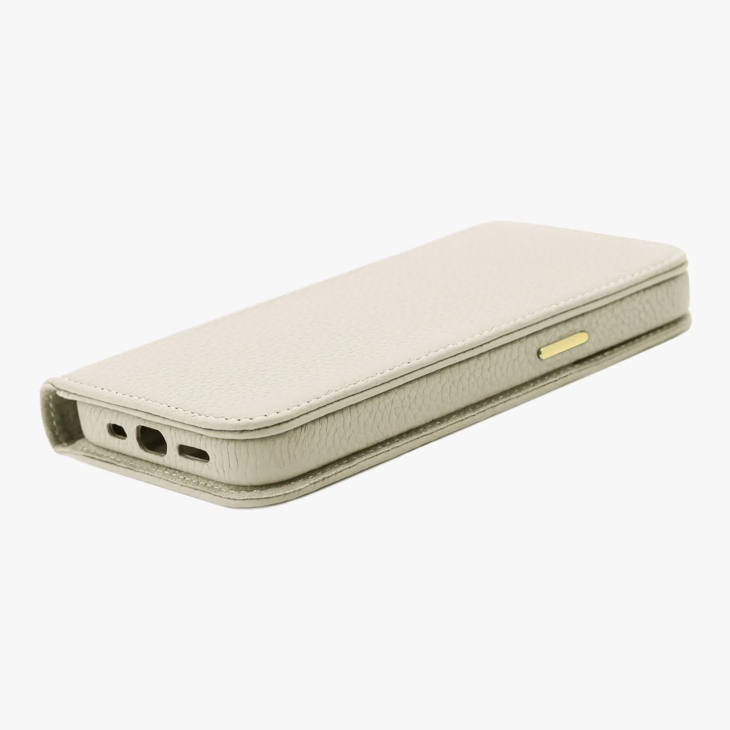 iPhone 15 Plus MagSafe Leather Flip Cover with Leather Case