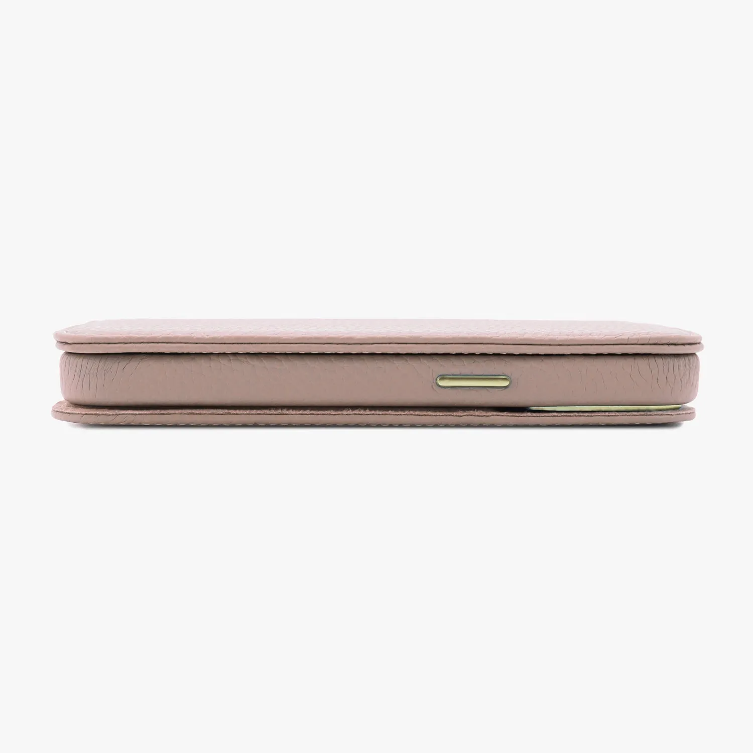 iPhone 15 Plus MagSafe Leather Flip Cover with Leather Case