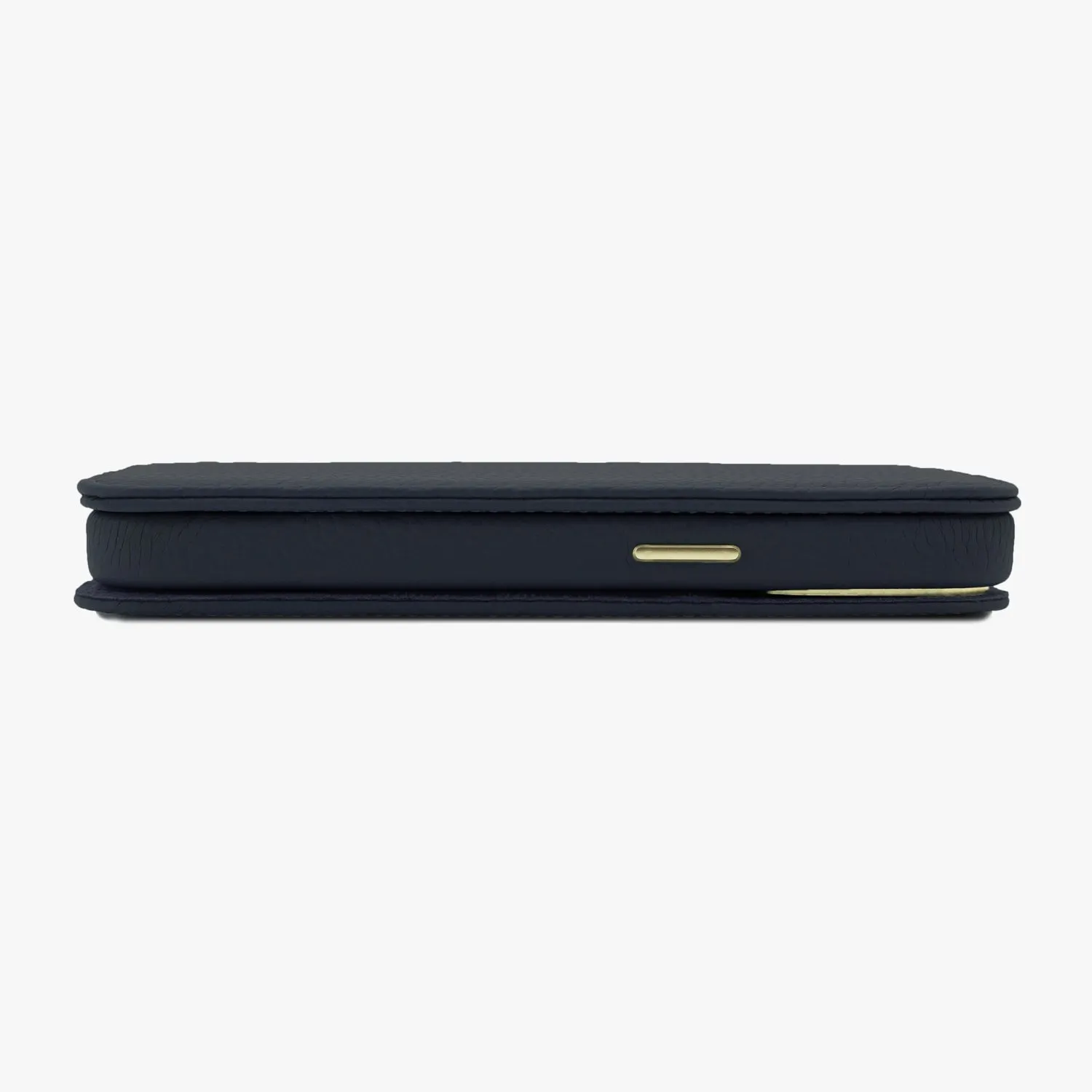 iPhone 15 Plus MagSafe Leather Flip Cover with Leather Case