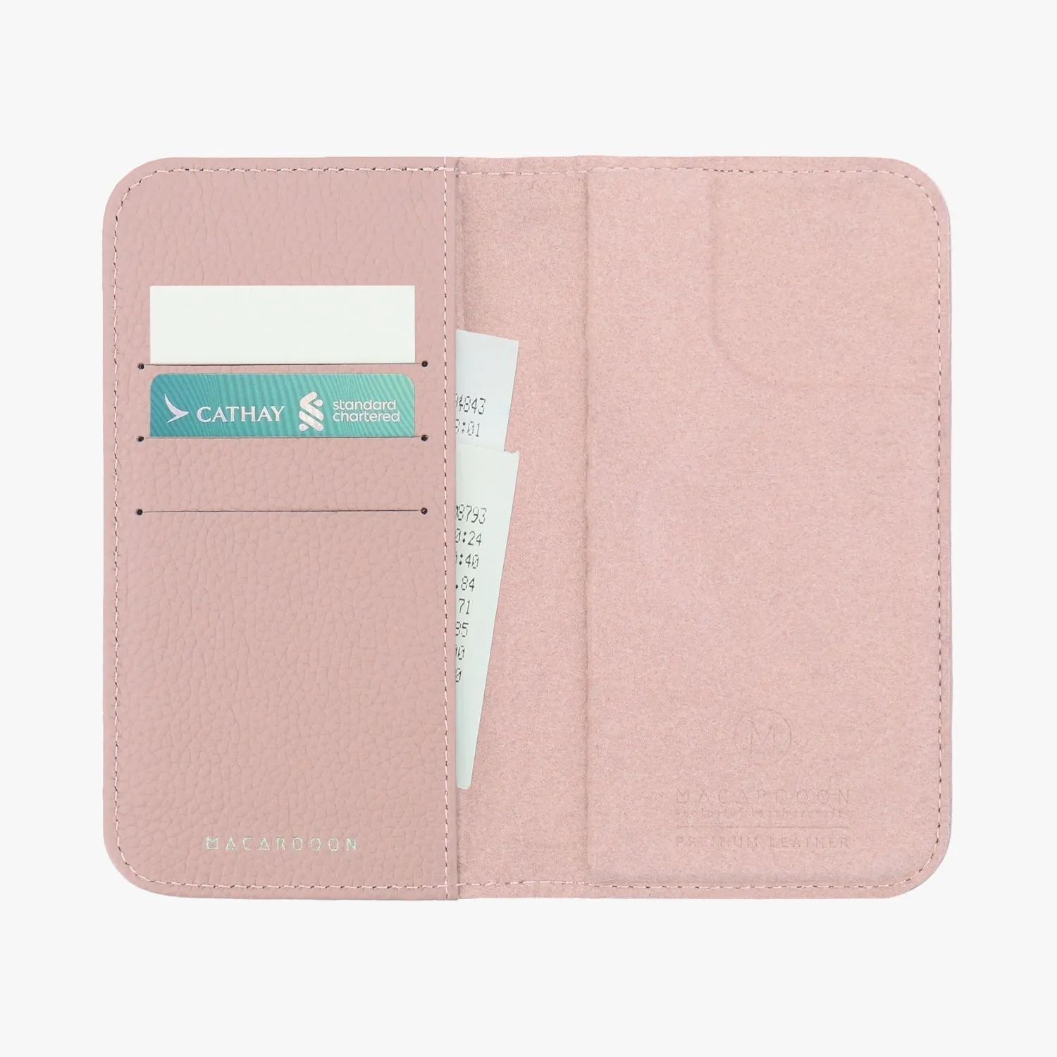 iPhone 15 Plus MagSafe Leather Flip Cover with Leather Case